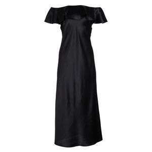 DANNIJO black off the shoulder midi dress | Size L
